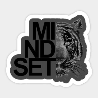 tiger mindset motiv Sticker